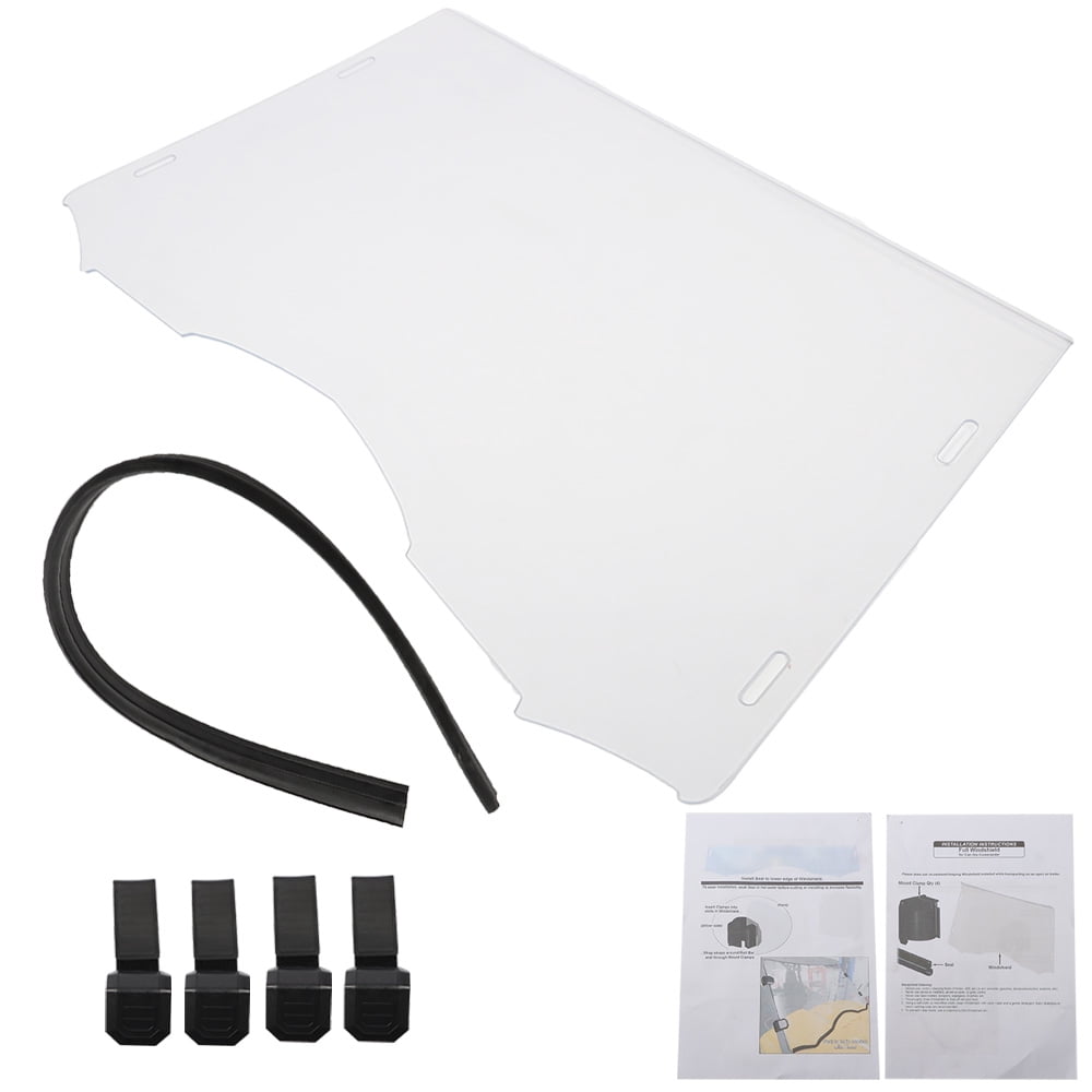 labwork Commander Clear Full Windshield - Front Can-Am windshield for 11-18 Commander 800/1000, 16-18 Commander 800 Max & 14-18 Commander 1000 Max UTV