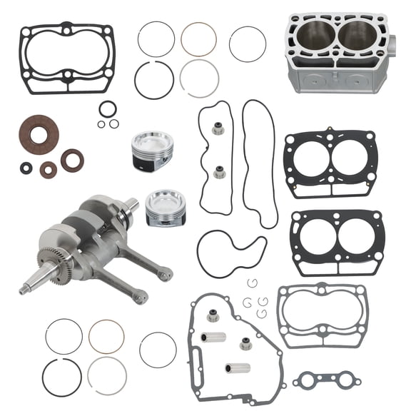 labwork Crankshaft Cylinder Piston Gasket Kit Replacement for 2202916 2203068 Replacement for Polaris Ranger Crew XP RZR 800