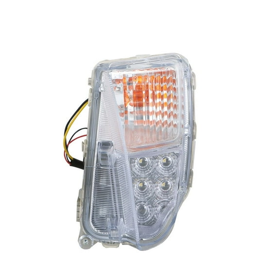 labwork DRL LED Fog Lights Assembly Replacement for 2012-2014 Toyota Prius Clear Lens Left Side (Driver Side)