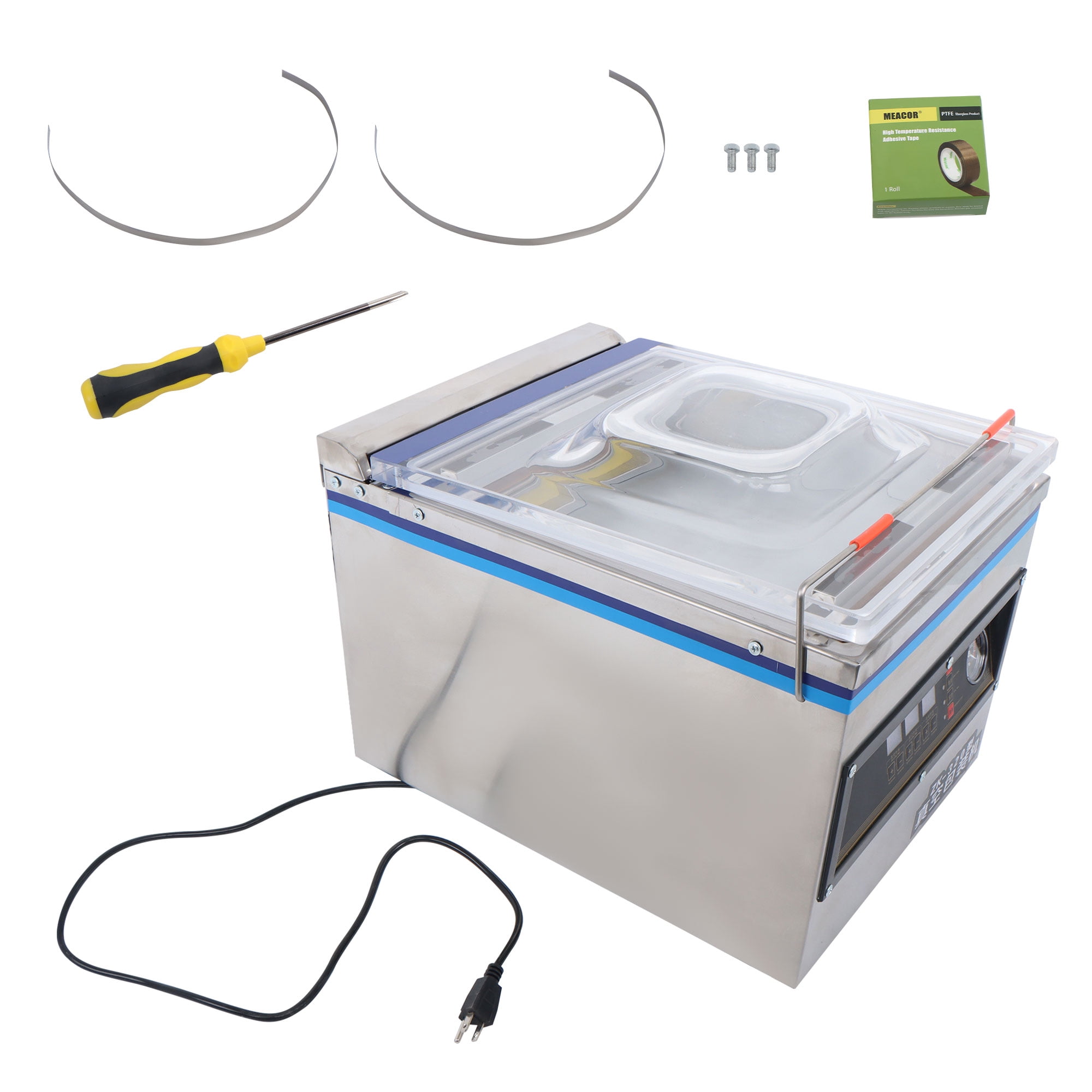 labwork DZ-260C 320W 6.5 Cubic Meters/Hour Vacuum Sealing Machine Made of Stainless Steel Material Suitable for Households, Supermarkets, Etc