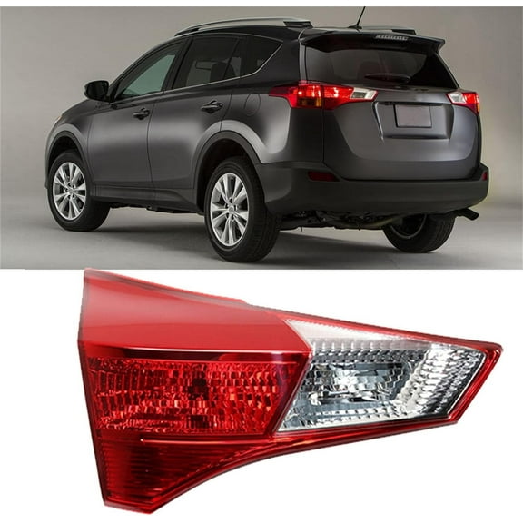 labwork Driver Side Inner Tail Light Replacement for 2013-2015 Toyota RAV4 Rear Tail Light Brake Lamp Assembly LH Left Side 815900R010 TO2802126