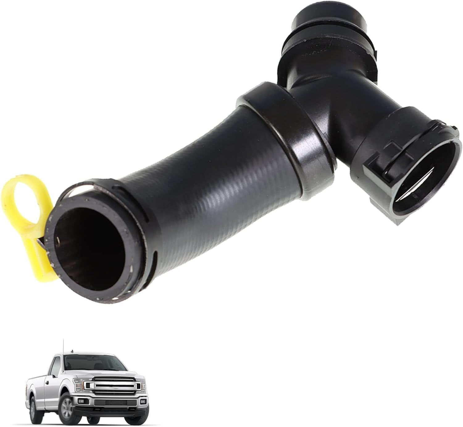 labwork Engine Heater Hose Assembly Water Pump Diator Thermostat T Connector Hose Replacement for 2011-2020 F-150 LOBO Mustang DR3Z8566B DR3Z8566A BR3Z-8566-B