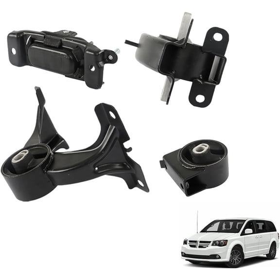 labwork Engine Motor Trans Mounts Set Replacement for 2011-2019 Town & Country/Grand Caravan/C/V/Routan A5665 A5480 A5589 A5577