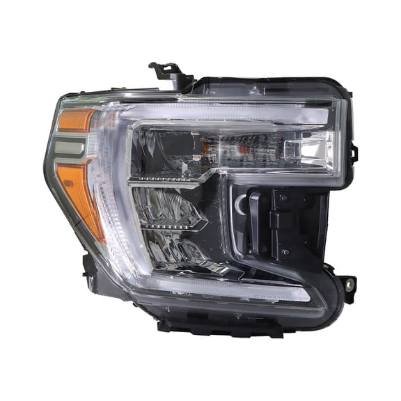 labwork For 2019-2021 GMC Sierra 1500 Halogen Type w/ DRL Headlight Passenger Right Side