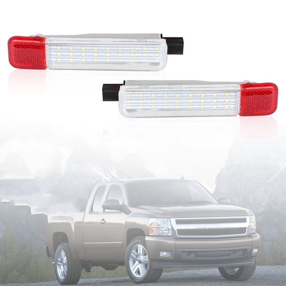 labwork For 97+ Chevy/GMC C/K Tahoe Yukon LED Door Panel Lights Courtesy Lamps 2Pcs
