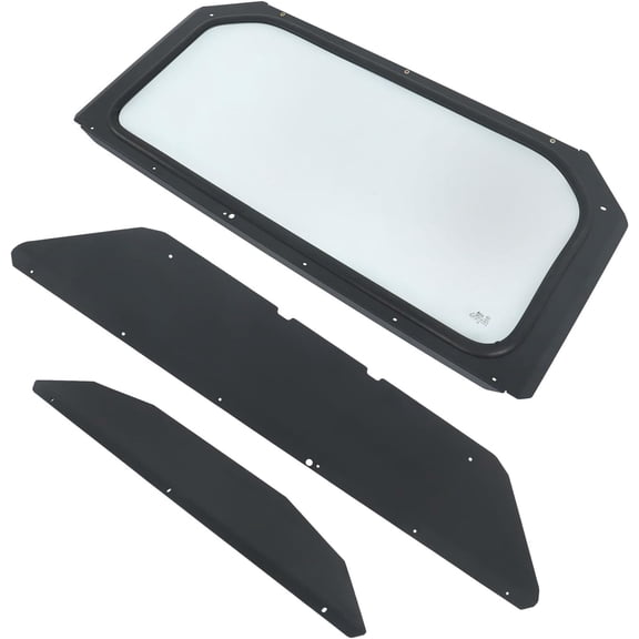 labwork Glass Windshield Black Full Size Replacement for X3 Turbo 2017-2024