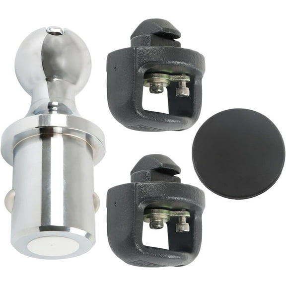 labwork Gooseneck Ball Trailer Hitch Kit 2-5/16 Inch 30000lbs Chrome Replacement for F-250 F-350 F-450