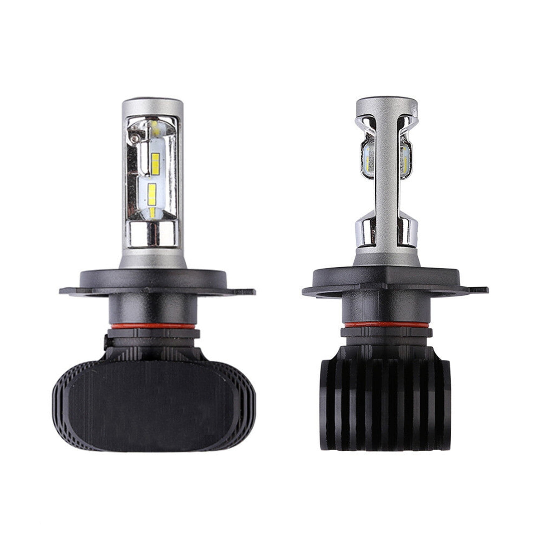 Kit Conversione Fari LED H4 9003 4 Lati 8000K Bianco – 2 Pezzi Con Ballast IP68