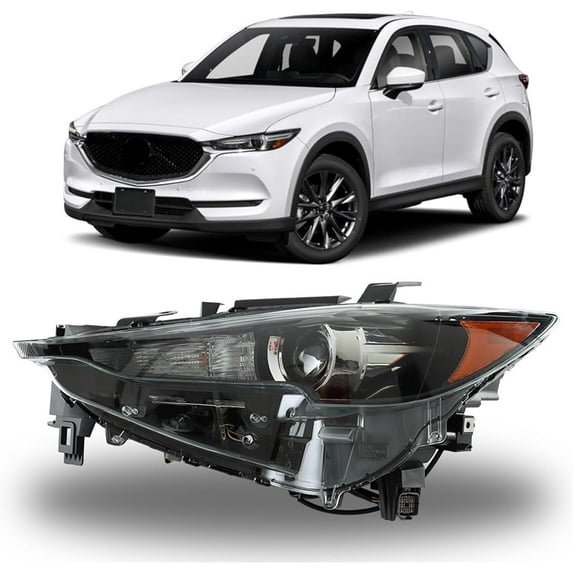 labwork Headlight Assembly Replacement for Mazda Cx-5 Cx5 2017-2021 LED Headlight Assembly No Afs Left Set Driver Side