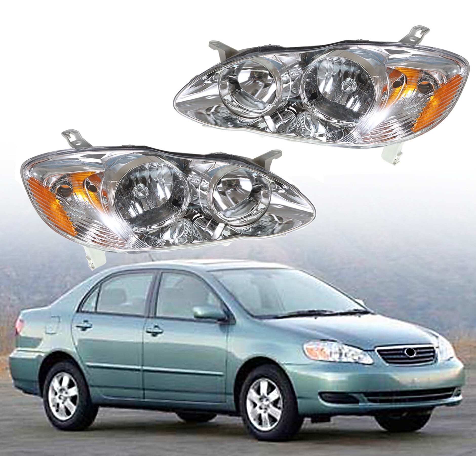 labwork Headlights Front Head Lamps Direct Replacement Pair Left ...