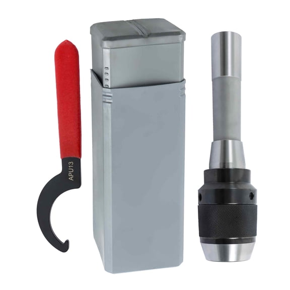 labwork Keyless 1/32" -1/2" Drill Chuck with R8 Integral Shank High Precision