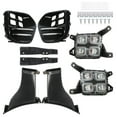 thumbnail image 1 of labwork LED DRL Fog Lights Replacement for 2016-2018 Kia Sportage Passenger and Driver Side Front Driving Fog Lamps Bezels Kit, 1 of 7