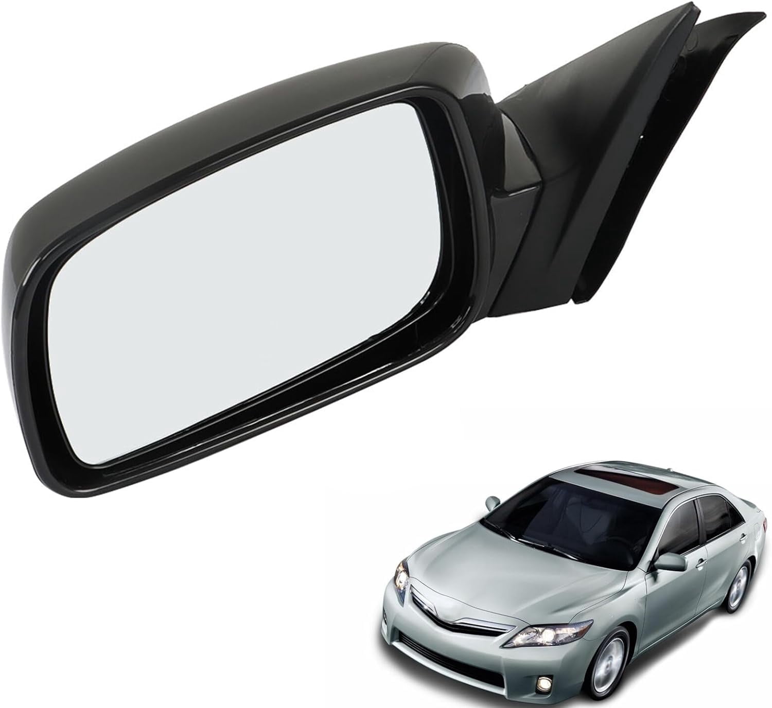 labwork Left Driver Side Power Door Side Mirror Replacement for 2007-2011 Camry Hybrid 8794006924 TO1320215