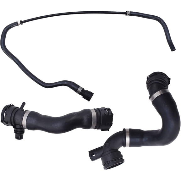 labwork Lower Upper Radiator Coolant Hose with Vent Line Hose Set Replacement for BMW 325i 328i 330i