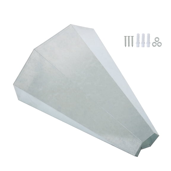 labwork Medium Size Chicken Cone Galvanized Steel Poultry Restraining Cone for Chicken,for Large Layers, Broilers, Roasters, Turkeys Up to 8 Pounds Flat-Back Poultry Killing Cone Easy to Clean