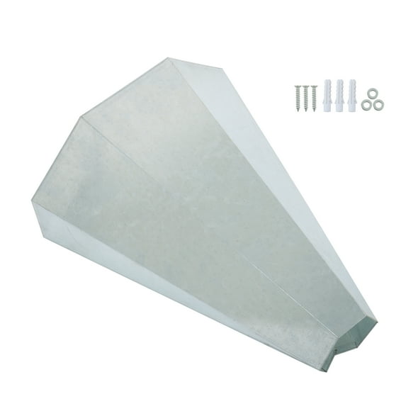 labwork Medium Size Chicken Cone Galvanized Steel Poultry Restraining Cone for Chicken,for Large Layers, Broilers, Roasters, Turkeys Up to 8 Pounds Flat-Back Poultry Killing Cone Easy to Clean