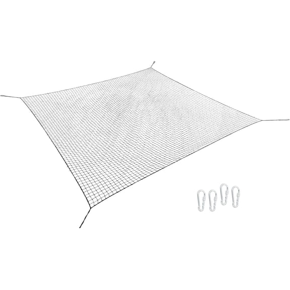 labwork Multi-Purpose 10x10Ft Sports Safety Net, Heavy Duty Sport Netting Barrier, Baseball Softball Backstop Nets Includes Hooks, Lightweight and Durable