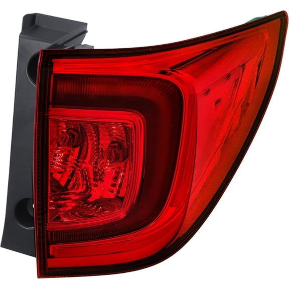 labwork Outer Right Passenger Side Tail Light Assembly Replacement for Pilot 2016 2017 2018 Passport EX-L Elite 2022 2023 33550TG7A01 Rear Tail Light Assembly