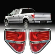 labwork Passenger Right+Driver Left Side Rear Tail Brake Light Lamp LED Tail Light Lamp Assembly Replacement for 2009-2014 Ford F150 F-150