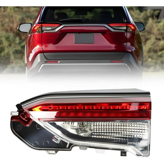 labwork Passenger Side Inner LED Tail Light Replacement for 2019-2021 Toyota RAV4 Rear Brake Lamp Assembly RH Right Side TO2803148 81580-0R060