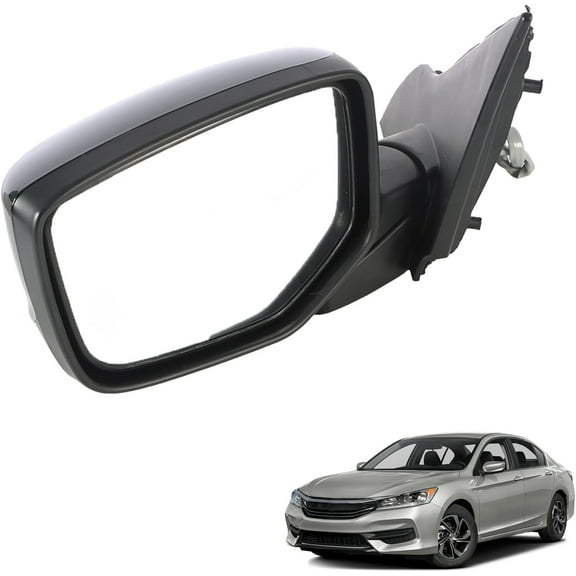 labwork Power Mirror Front Left Driver Side Manual Folding Replacement for 2013-2017 Accord 4-Door Sedan HO1320272