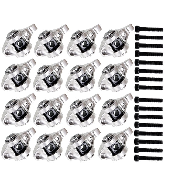 labwork Rocker Arms and Bolts with Trunion Kit for Camaro, Corvette, Ascender, Silverado 1500 2500 LS1 LS2 LS6 4.8L 5.3L 5.7L 6.0L Engines