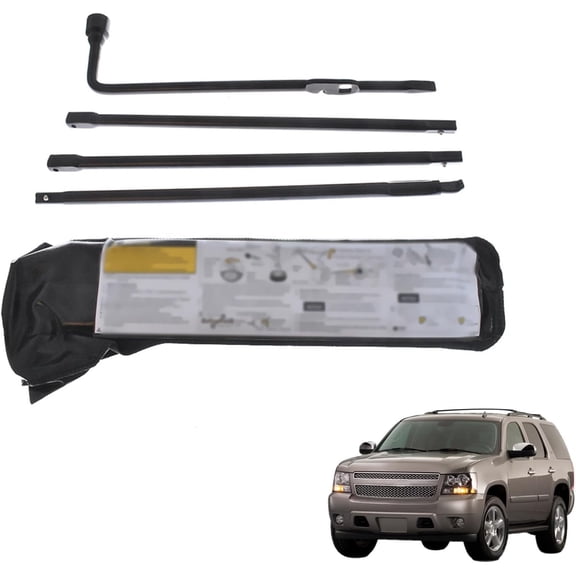labwork Spare Tire Tool Kit Wheel Tire Lug Wrench Repair Tool Replacement for Silverado 2001-2014 Replacement for Sierra 1500 2001-2014