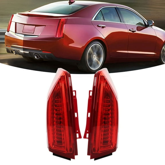 labwork Tail Light Assembly a Pair Taillight Replacement for 2013-2017 Cadillac ATS Sedan Brake Light Stop Signal Bulb