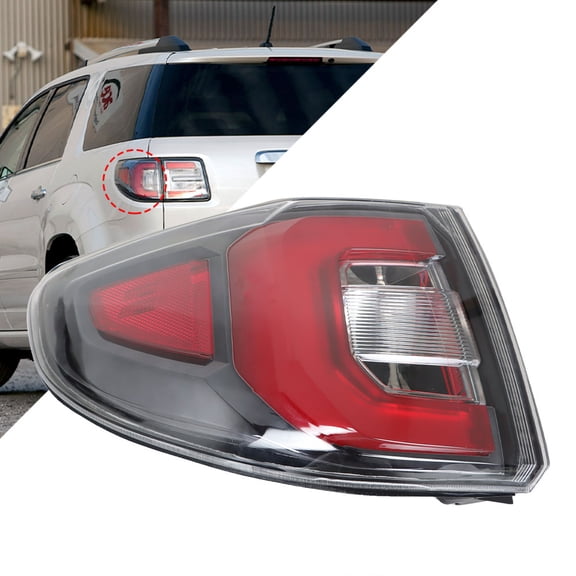 labwork Tail Lights Driver Side Outer Taillight Assembly Replacement for 2013-2016 GMC Acadia and 2017 Acadia Limited 84051375