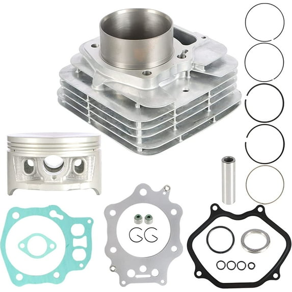 labwork Top End Rebuild Kit Cylinder Piston Gaskets Kit Replacement for Honda Foreman 450 1998-2004