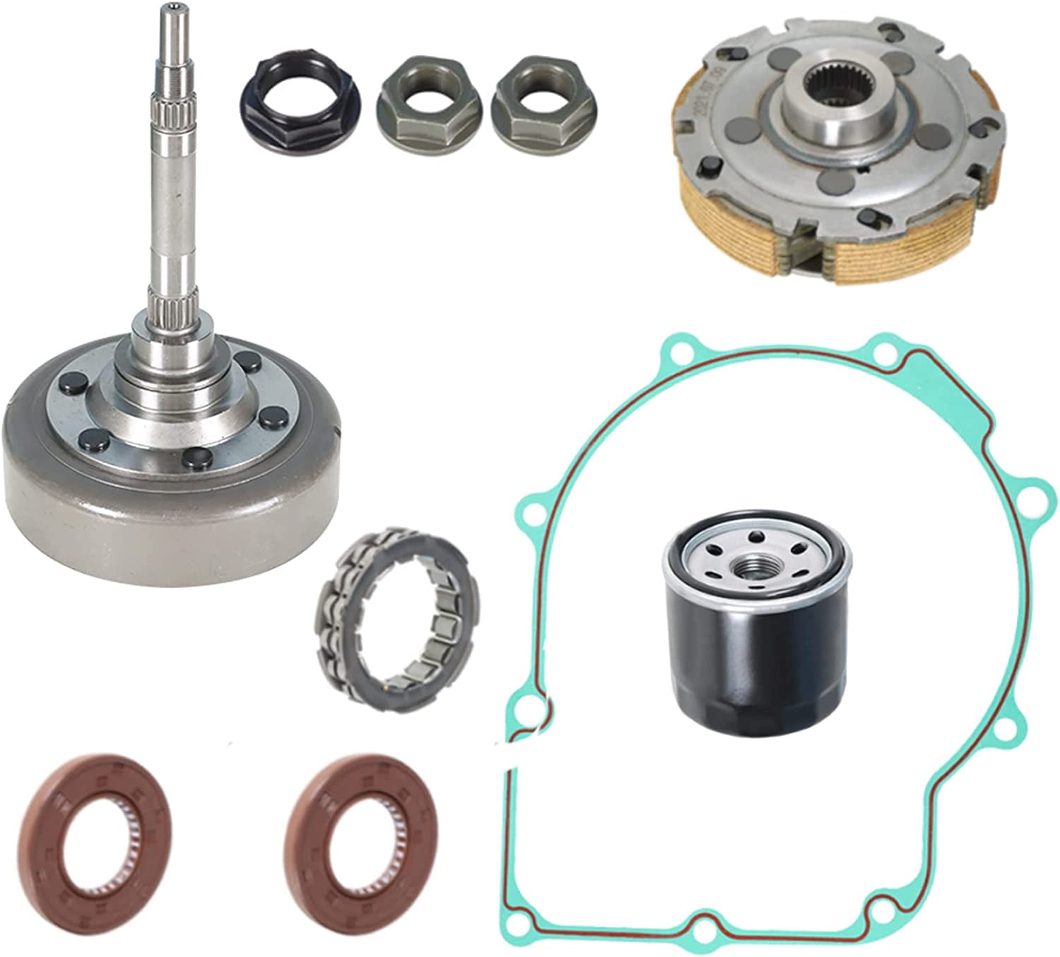 labwork Wet Clutch Kit Drum One Way Filter Replacement for UTV 500 700  HS700 MSU 500 Massimo - Walmart.com, image size:1500x1355