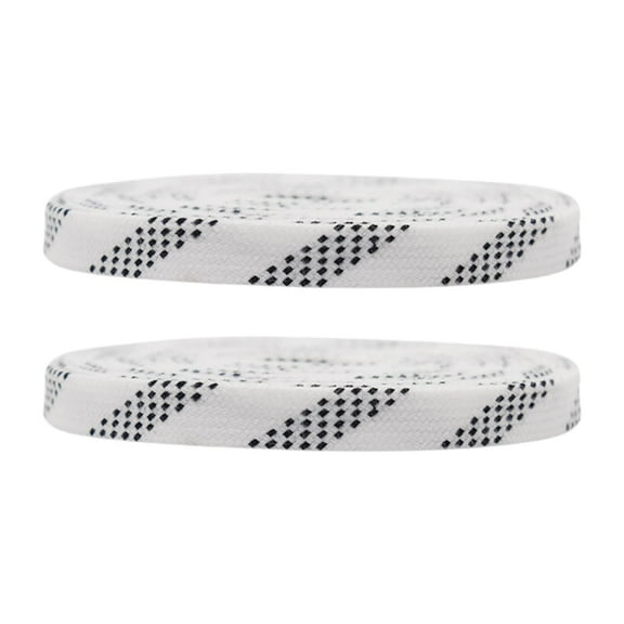 lacooooppia 1 Pair Waxed Hockey Skates Laces 1cm Wide Inline Hockey Shoes Accessories for Figure Skates Hockey Skates Boots 213cm