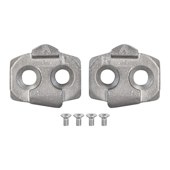 lacooooppia 2 Pieces Bicycle Cleats Cycling Shoe Cleats Bike Pedal Cleats Bicycle Accessories Stainless Steel Nonslip Replacement with Screw Mount Hardware Suitab