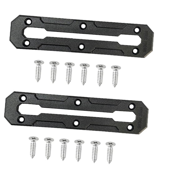lacooooppia 2 Pieces Kayak Track Kayak Track Rail Rack Mount Bracket Nylon Material Accessories for Secure Fishing Rod Holder Storage Suitable for Boats Canoes Ga 6 inch