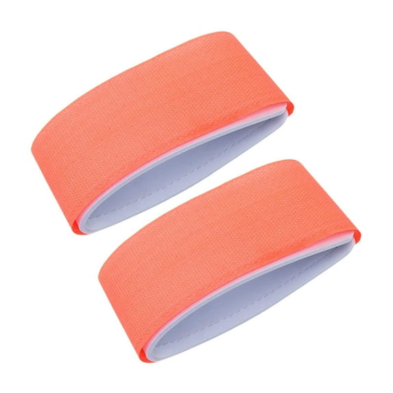lacooooppia 2 Pieces Ski Straps, Ski Wraps Ties, Ski Wraps Straps, Transport Your Skis Adjustable Fastener Tape for Outdoor Sports Winter Orange