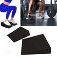 thumbnail image 1 of lacooooppia 2 Pieces Yoga Brick EVA Squat Wedge Block Calf Stretch Board Foot Incline Board Designed with Wear Resistant Material Lightweight Suitable for Adults S, 1 of 6