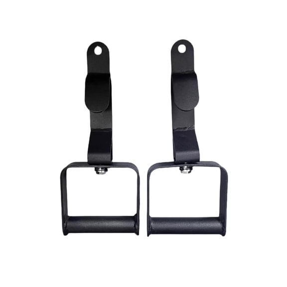 lacooooppia 2Pcs Pull up Bar Handles Gym Handles Compact Rotating Grip Non Slip Multipurpose Exercise Machine Attachment for Calisthenics Style B