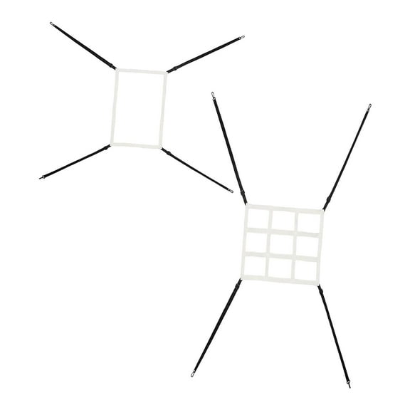 lacooooppia 2Pcs Strike Target for Baseball Net Accuracy Training Sturdy Baseball Equipment Hitting Trainer Practice Target for Yard Lawn White