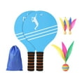 thumbnail image 1 of lacooooppia 2x Kids Badminton Paddle Set Badminton Shuttlecock Set for Beach Gym B, 1 of 8