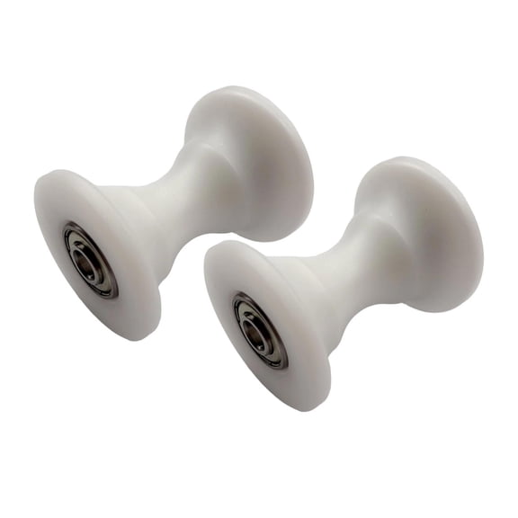 lacooooppia 2x Rowing Machine Bearing Wheels Rollers Easy to Install Professional Sturdy Elliptical Pulley for Fitness Equipment Exercise