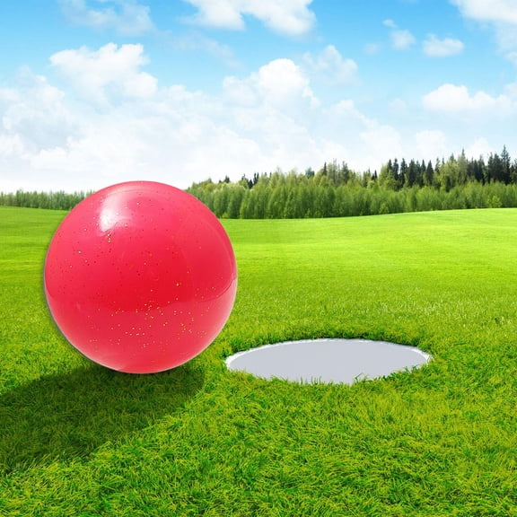 lacooooppia 3 Layer Park Golf Ball Portable for Family Gatherings Outdoor Sports. Golfer Red
