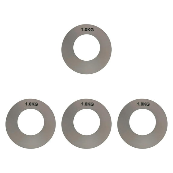 lacooooppia 4 Parts Weight Sticker Weight Identifier Sticker for Weight Identification Self - Pull -down Images Weight Labels for Internal Gyms 1.0Kg