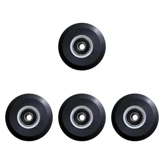 lacooooppia 4Pcs Pilates Reformer Wheels Workout Equipment Accessories Sturdy Easy to Install Replacement Roller Wheels Repair Parts 70mm