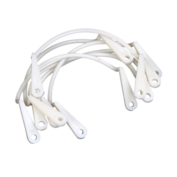 lacooooppia 6 Pieces Billiard Net Bag Fixators Billiards Net Brackets Stable Accessories Table Pocket Holders Pool Table Pockets Fixators White