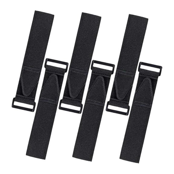 lacooooppia 6 Pieces Pant Leg Band Bike Wheel Strap Tie Down Strap Multipurpose Cycling Pant Leg Band Adjustable Ankle Strap Nylon Material Suitable for Home Organization Travel 45cmx5cm