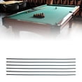 thumbnail image 1 of lacooooppia 6Pcs Pool Table Edge Strips Billiard Table Accessories for Snooker Game Room 8mmx3.7mm, 1 of 8