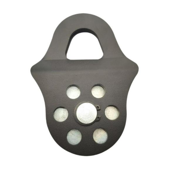 lacooooppia 6ton Snatch Block Winch Pulley,Towing Pulley Vehicle Garage Tackle Block Pulley Block for Kayak, Tractor, Marine, Tow Truck , Black