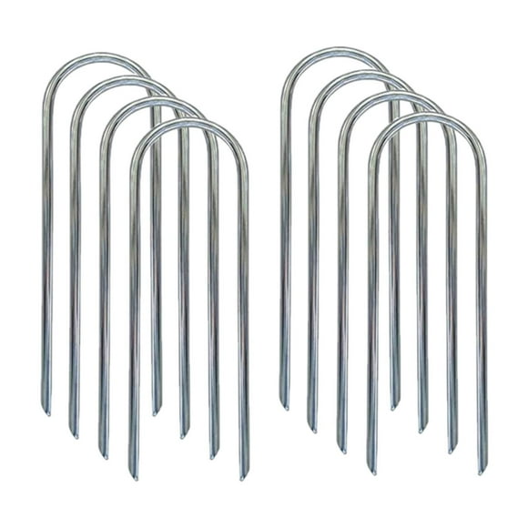 lacooooppia 8Pcs Trampoline Stakes Metal Unbreakable Sturdy Trampoline