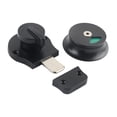 thumbnail image 1 of lacooooppia Accessories RV Modification Versatile Easy to Use Stable Bathroom Stall Door Latch RV Bathroom Door Lock for Bathroom RV Lock Black, 1 of 8