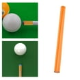 thumbnail image 1 of lacooooppia Acrylic Pool Cue Ferrule Billiard Cue Sticks Ferrule Professional Parts for Large Tip Sticks DIY Unprocessed Replacement 14mm Orange, 1 of 7